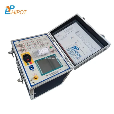 Transformers High-Voltage (HV) Cables Switchgear (GIS) Systems Tan Delta Test Kit Cp Td Output Voltages up to 12 Kv