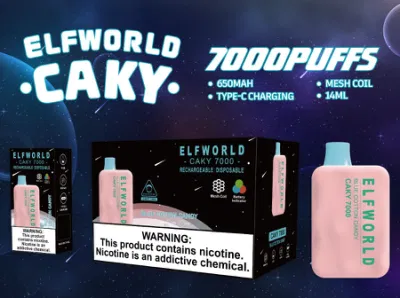 Wholesale Elfworld Crystal Caky 7000 Puff Elfworld Lost Elf World Orion Puff Vape Bar Clear 7500 Disposable Vape Distributors E Cigarette RM 7000 Puffs