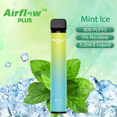 100% High Quality Airflow Plus Disposable Vape Pen 800puffs with Security Code