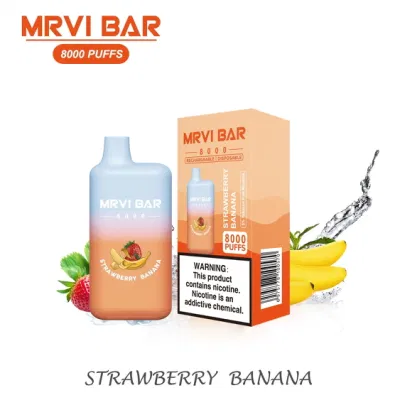 Mrvi Bar 8000 Puff Logo Zbood 7000/7200/8000/9000 Df8000 Imini Pi 9000 Tobacco E Cigarette Dispsoable Vape