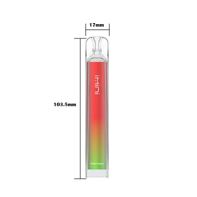 2023 Crystal Tpd 2ml Pod 600 Puff Disposable Vape Crystal Tank with RGB Light