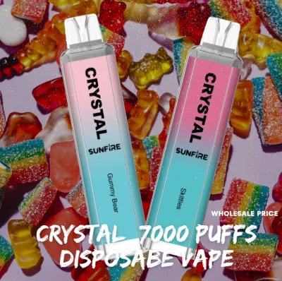 Original Einweg Vape Stift Sunfire Design Tornado Crystal Bar Deutschland Polen Puff 5000 6000 7000 8000 9000 10000 12000 Puffs Bars Zigaretten Zigarrillos RGB