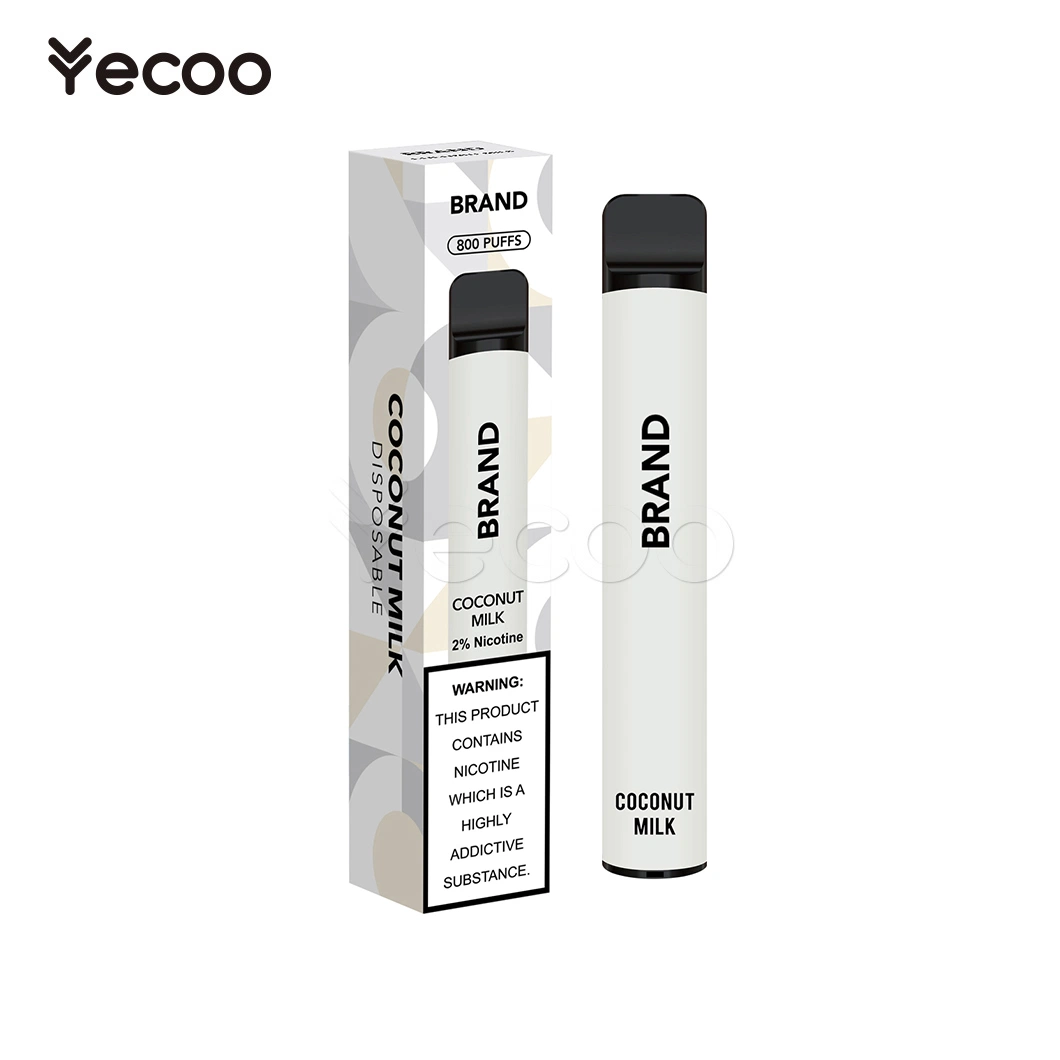 Yecoo Blu Electronic Cigarette Factory Electronic Vapes 600 Puffs China S2 16 600-800 Puffs Disposable Vape E-Cigarettes