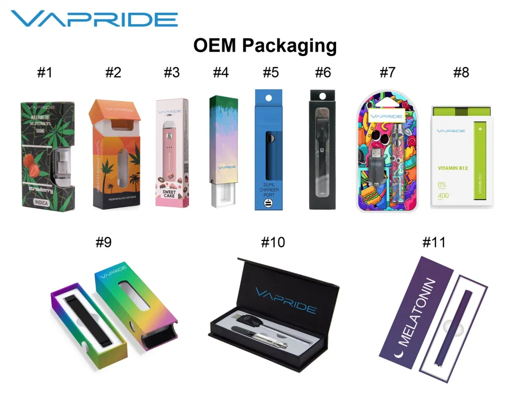 Vapride E Cigarette Battery 380mAh Preheat Vape Battery