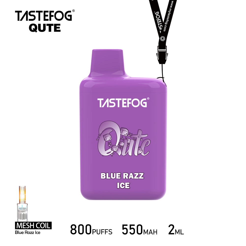 Tastefog Qute 800puffs Electronic Cigarette Tpd Version 2% Nicotine Disposable Vape Bar