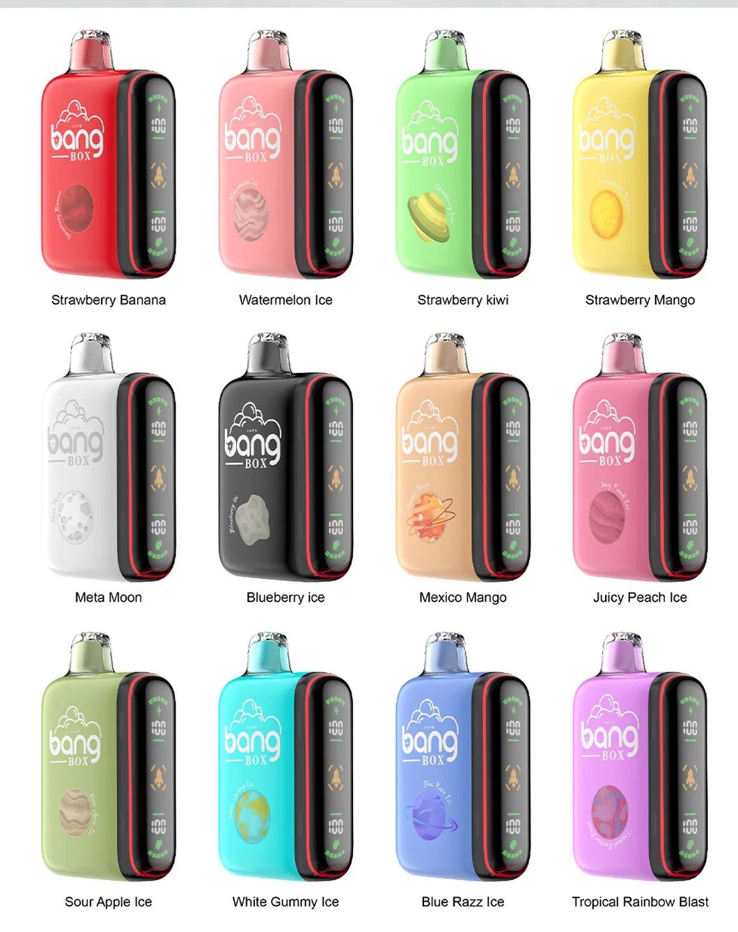 Original Wholesale I Vape E Cigarette High Quality Bang Box 18000 Puffs 28ml E Juice Disposable Vape