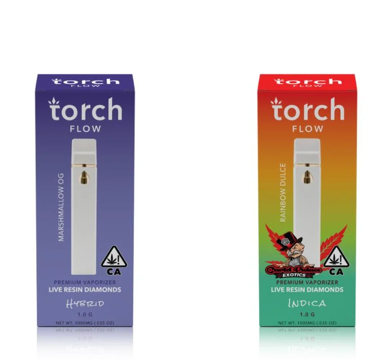 Hot Sales Custom Torch Diamond Pod System Device 2.0ml Empty D8 D10 Oil Disposable Vape Pen