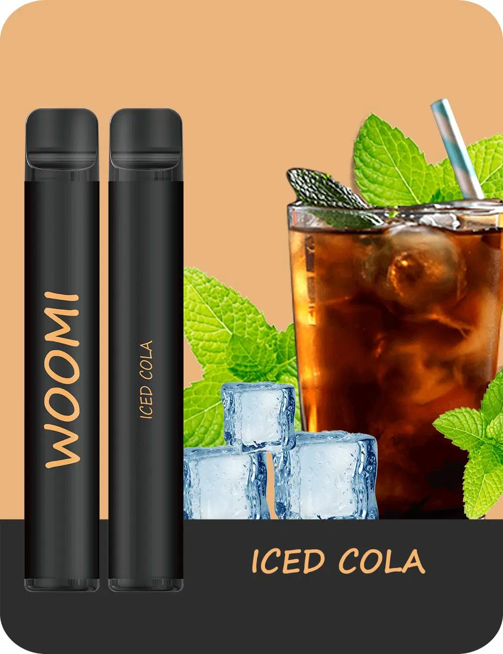 Hot Selling Premium Flavor Juice Head Bars Vape Woomi Electric Cigarette Rock 600 Puffs Disposable Vapes