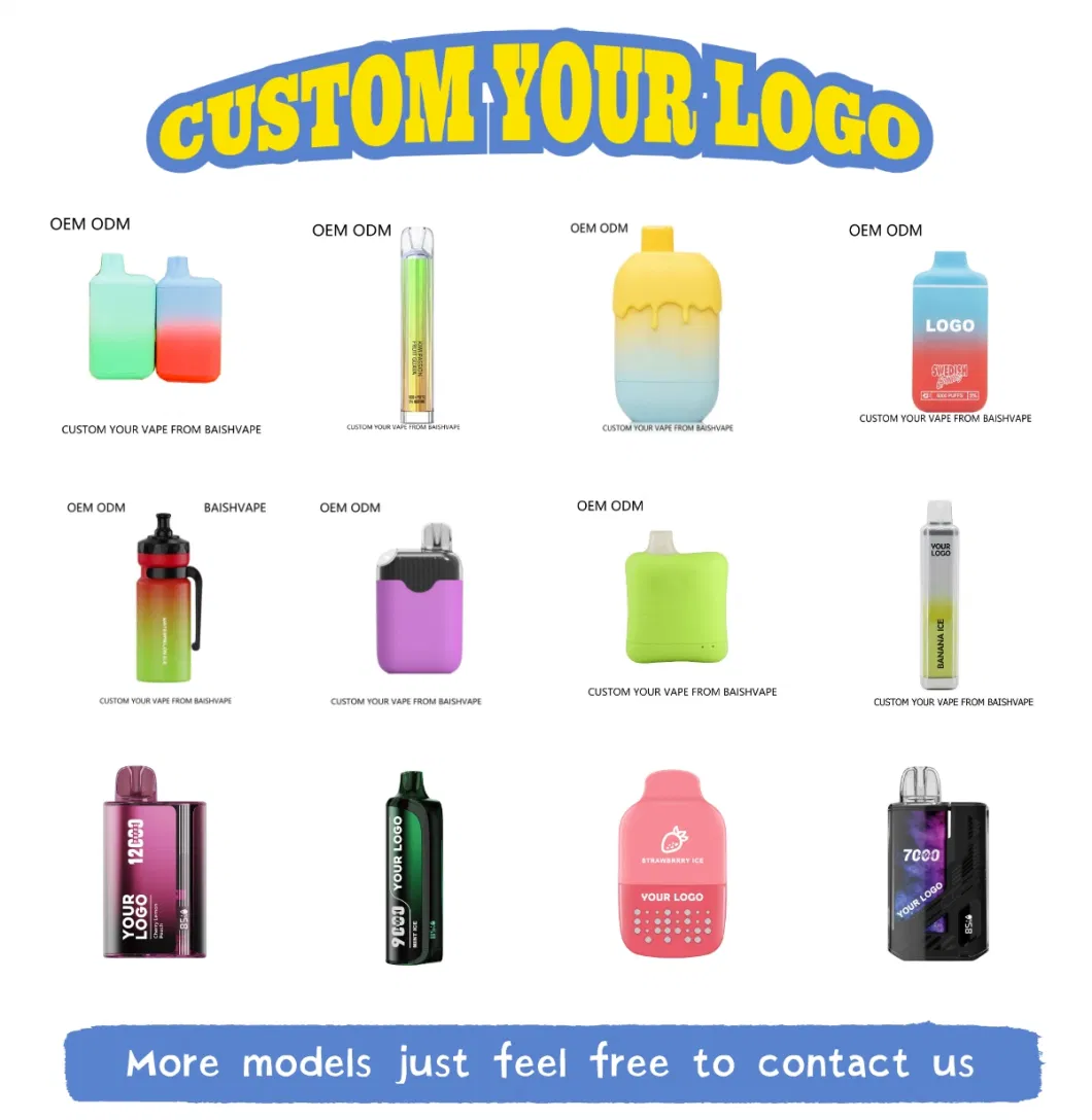 Zbood Print Logo Tornado Enjoy 12K Cute Atomizer Vape Cam 12000 Puff Disposable Vape