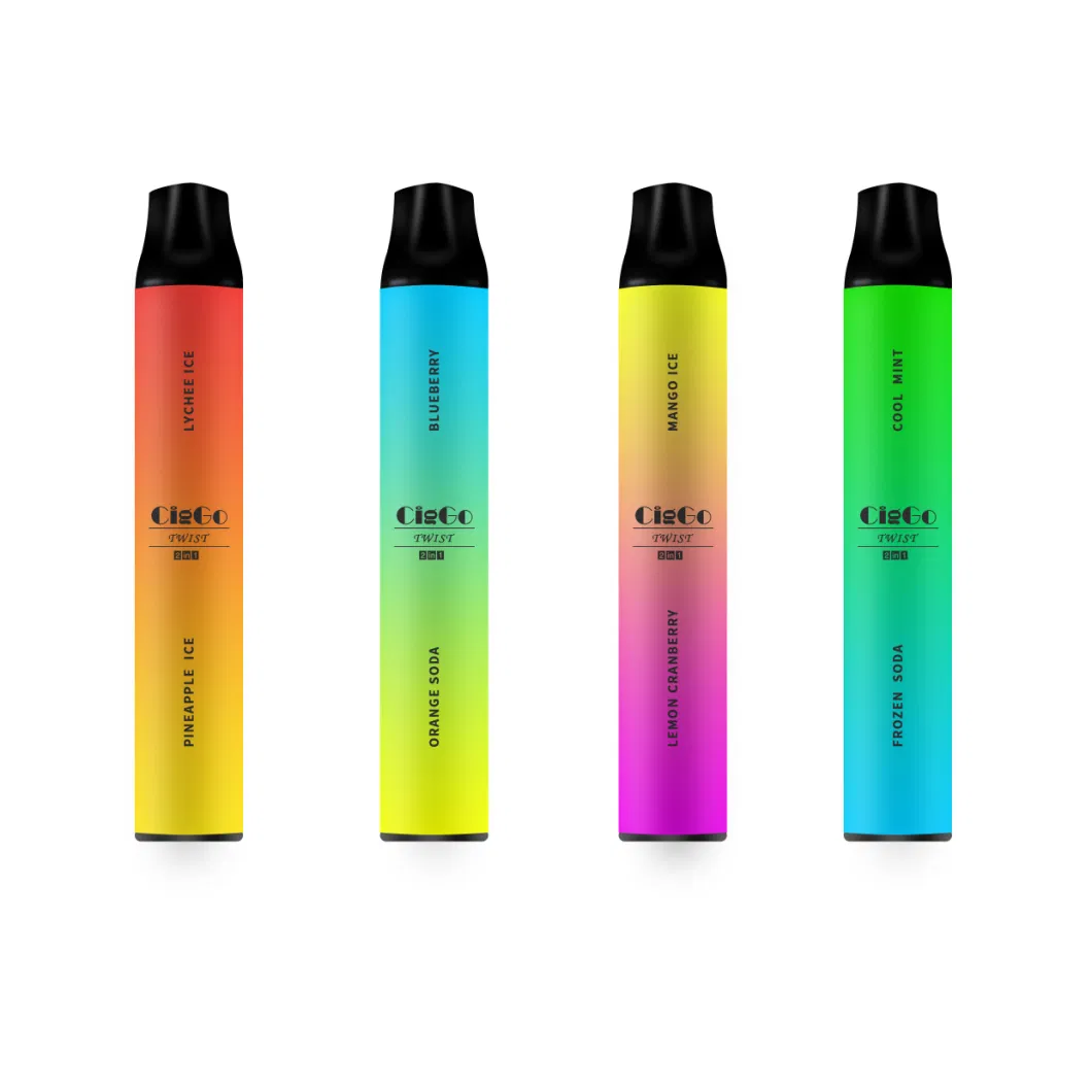 Ciggo 1800puffs Disposable Vaporizer Double Flavors 6.4ml Eliquid Vape Pen