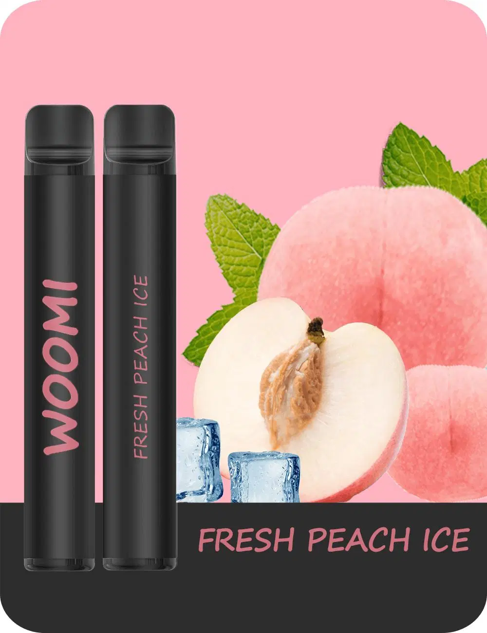 Hot Selling Premium Flavor Juice Head Bars Vape Woomi Electric Cigarette Rock 600 Puffs Disposable Vapes