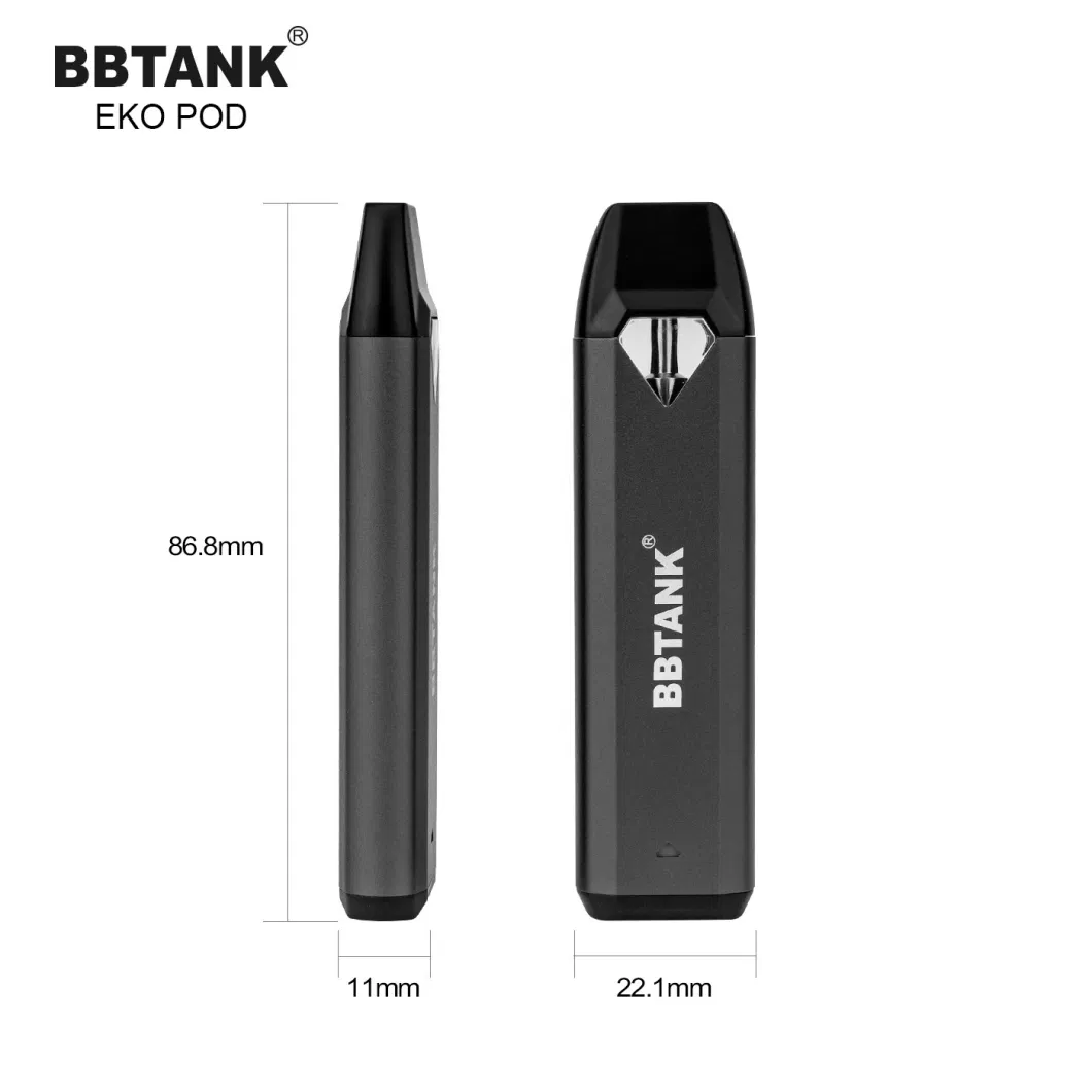 Bbtank Hhc Live Resin Disposable Vape Empty 1ml D8 Oil Vaporizer