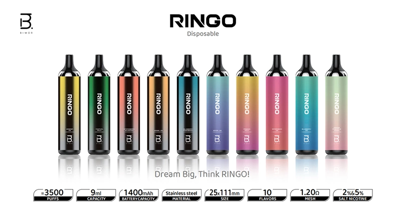 Wholesale Disposable Vape Pen 3500 Puffs Bmor Ringo Electronic Cigarette Vs Elux