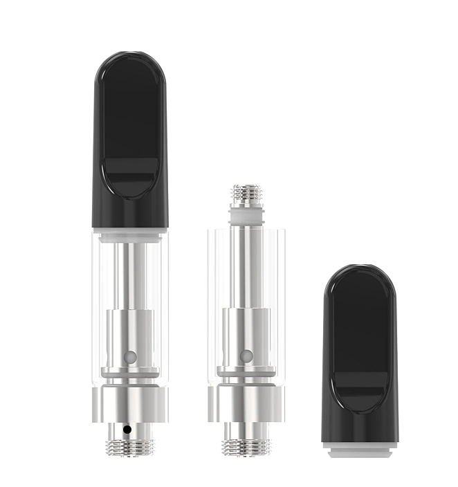 Refillable D8 D9 D10 Atomizer H10 0.5ml 1ml 2ml Glass Tank 2.0mm Intake Hole 510 Thread Battery Vape Pen Cartridge for C B D T H C Hhc Thick Oil