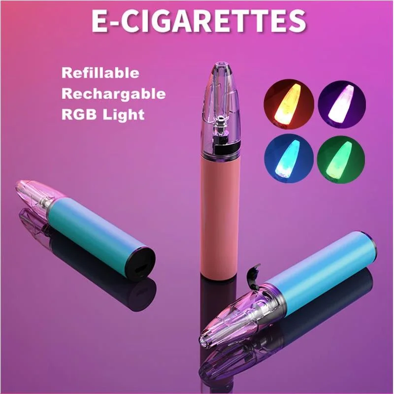 Popular Bullet Shape Refillable Disposable Vape Pen 5000 Puffs Vaporizer with 650mAh Rechargeable Battery