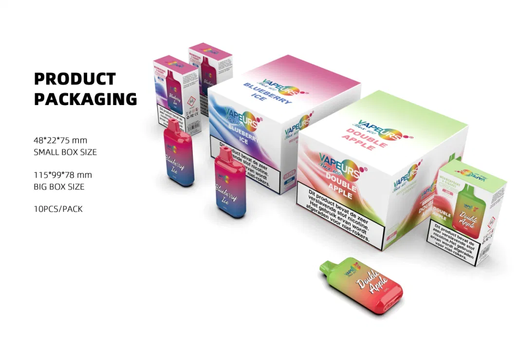 Premium Flavor Juice Head Vapeurs Disposable Vape Lostmary Waka Poco Disposable E Cigarette 800 Puff Bar