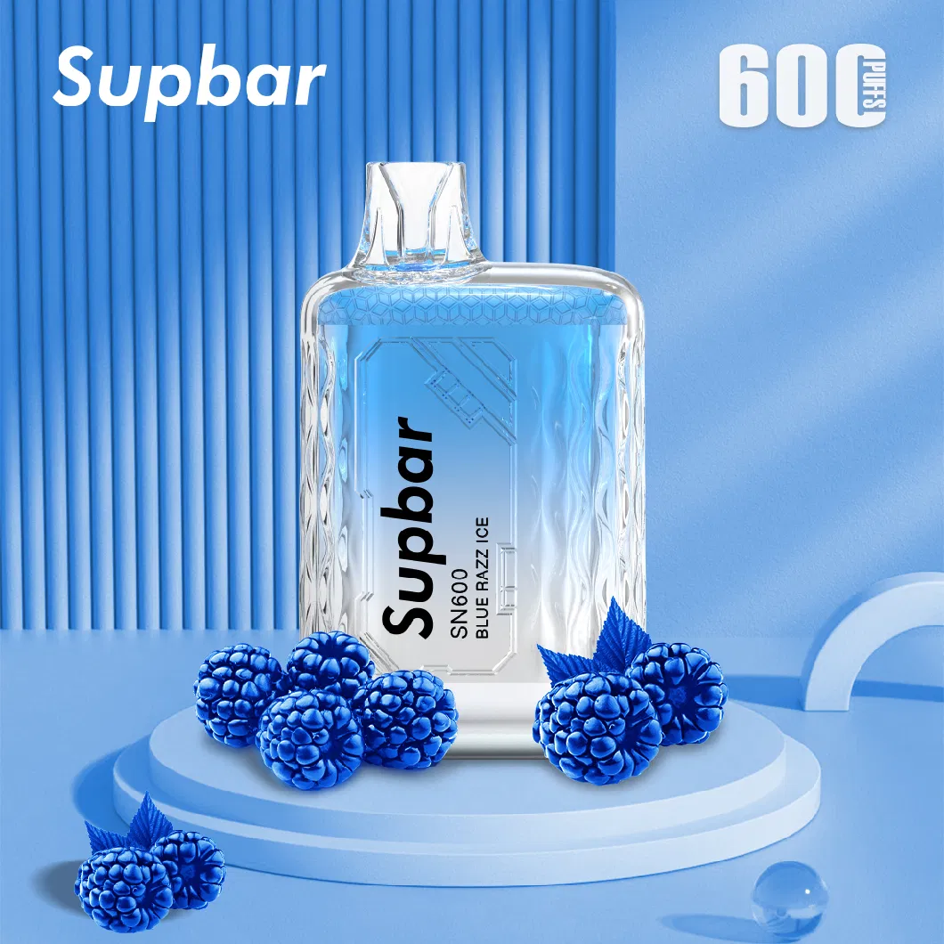 Supbar Sn 600 Puffs Tpd Disposable Pod Box Disposable Vape Pen OEM E-Cigarette Bar Disposable Vape