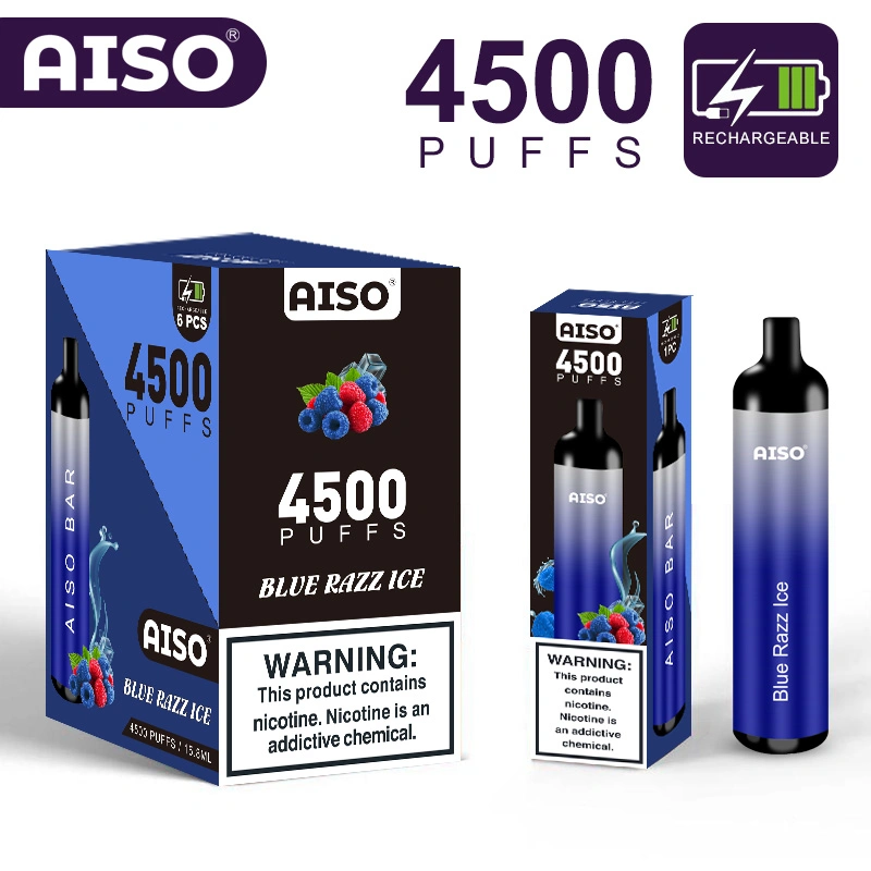 Factory Wholesale 4500 Puffs Vape Blue Cool Minit E-Cigarette