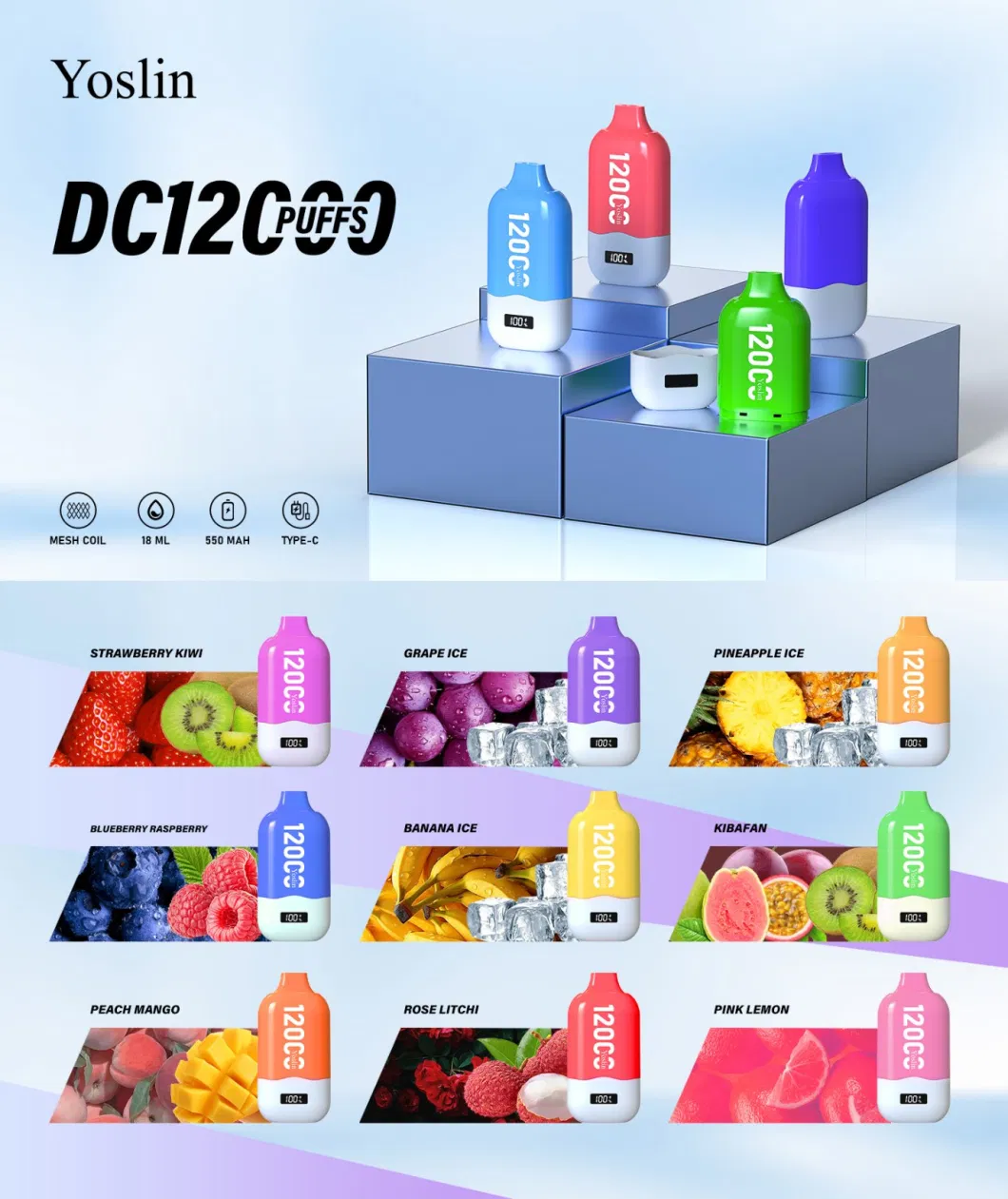 OEM/ODM 2023 Hot Selling 10000 Puffs Disposable Vape Rechargeable Electric Cigarette 0% 2% 3% 5% Nicotine with Battery &amp; Eliquid Wholesale I Vape