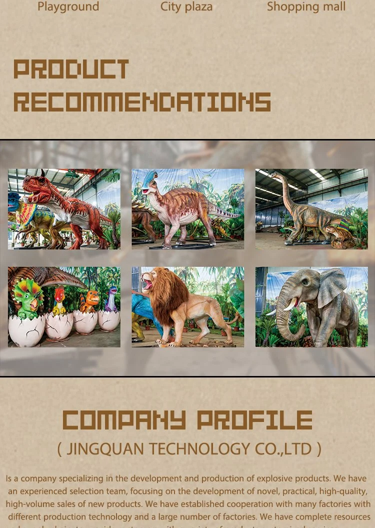 Allatosaurus High Quality Exclusive Customization Jurassic Period Simulation Electric Dinosaur Outdoor Playground