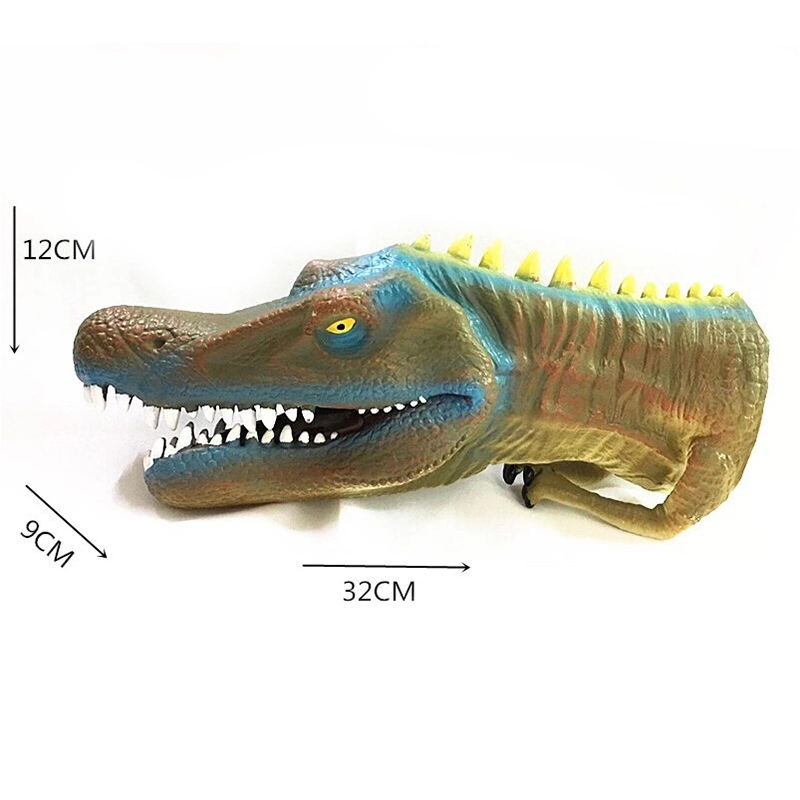 Interactive Realistic Animal Head Kids Toys Dinosaur Hand Puppet