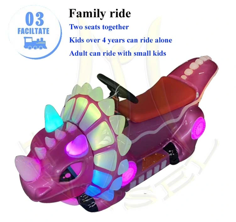 Hansel Children Amusement Prince Motor Dinosaur Bike for Kids Shopping Mall