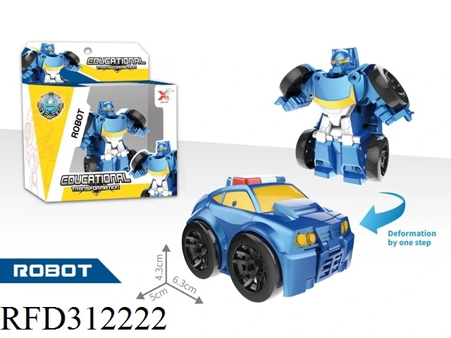 Intelligence Plastic Deformation Robot Car Toy