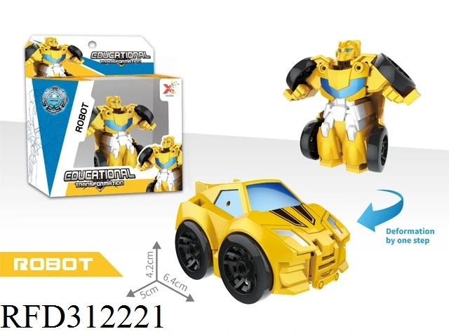 Intelligence Plastic Deformation Robot Car Toy