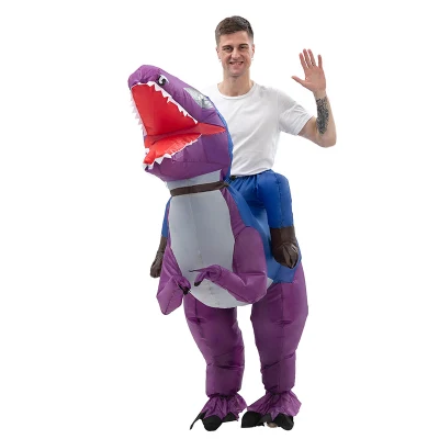  Cráneo montado disfraces disfraz de Halloween Niños inflables estéreo traje de Dinosaurios Niño Pantalones de equitación el rendimiento de fiesta ropa prop.