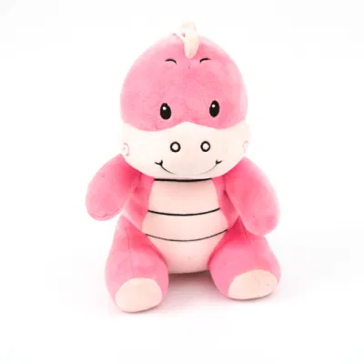  Colgante de peluche 20cm juguete blando de los animales de peluche rosa dinosaurio