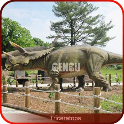  El Parque de Diversiones Gengu animatrónico de dinosaurios de tamaño de la vida