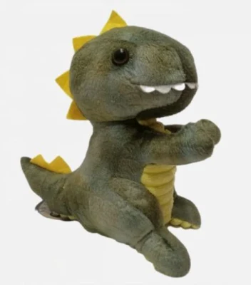 Hablando de felpa verde 18 cm de juguetes de peluche de dinosaurios nuevo juguete de regalo para la Educación, diversión y decoración