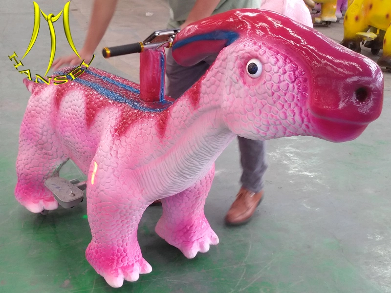 Hansel Kids Ride Dinosaur Animal Scooter for Shopping Mall