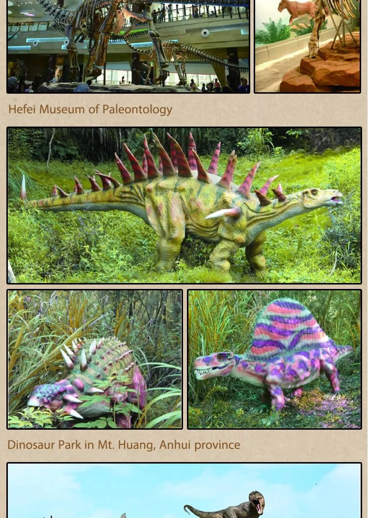 Guitar-Playing Parapleuron Vividly Simulation Carton Animals Dinosaur Park Design Animatronics Outdoor Dinosaurs