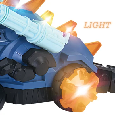 Nuovo elemento telecomando per autoradio Cool RC Dinosauro con fascia sonora per lampada a cintura spray per bambini