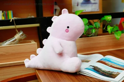 Vendita all&prime;ingrosso di fabbrica personalizzata di colore verde farcito animali Giocattoli Plush Dinosaur