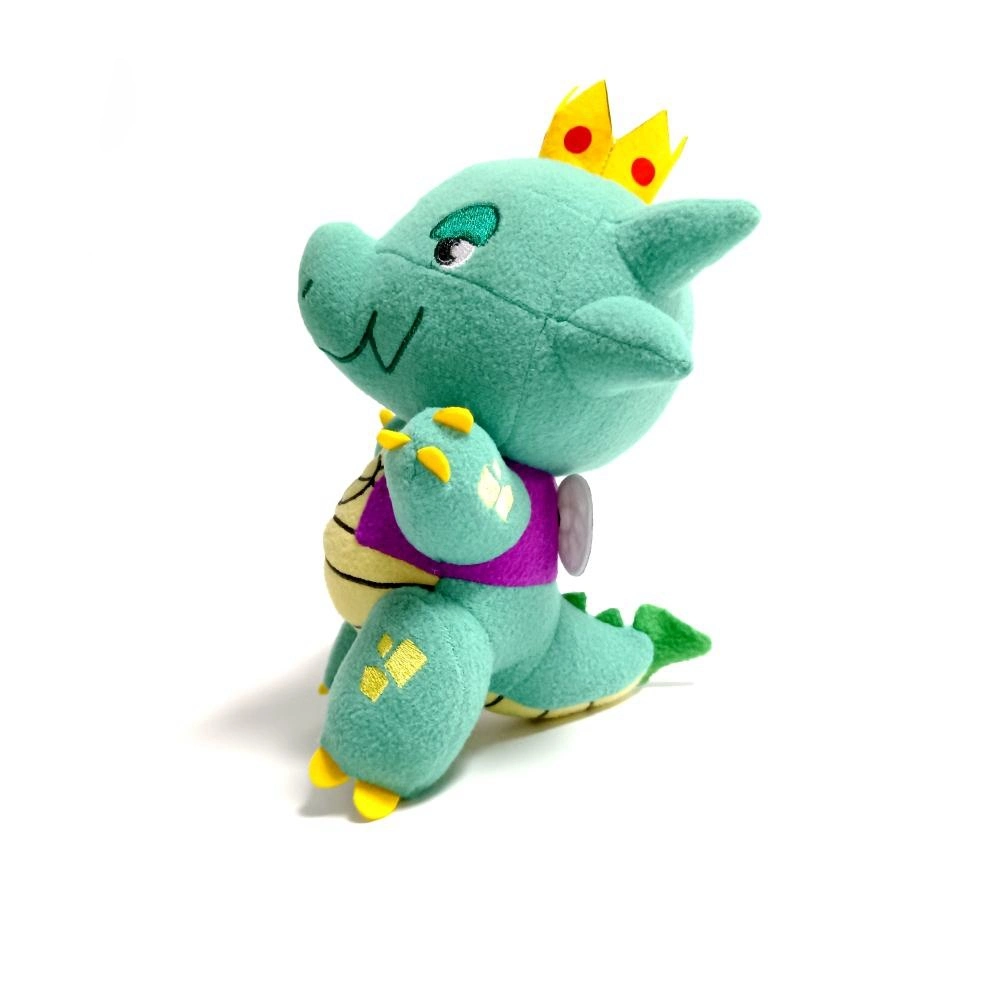 Fleece Soft Dragon Stuffed Plush Custom Made Crown Animal Toys