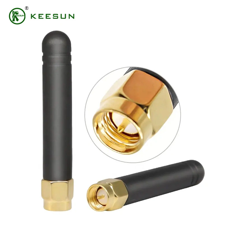 433MHz 868MHz GPS GSM 2.4G Mini WiFi Rubber 2dBi SMA Male Antenna