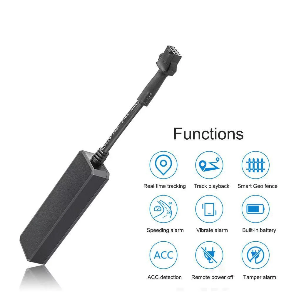 Mini GPS Tracker 4G Wired Vehicle Tracking Device for Car Bike Motorcycle GPS Tracker
