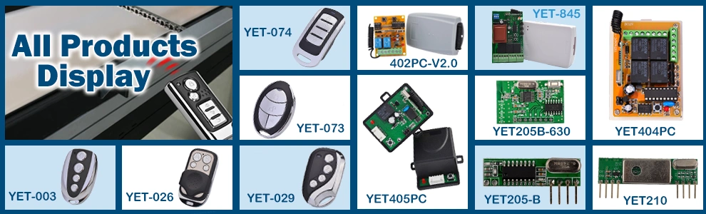 Best Price Yaoertai Factory Wireless RF 433MHz 315MHz Rolling Code Remote Control for Roller Shutter Yet2132