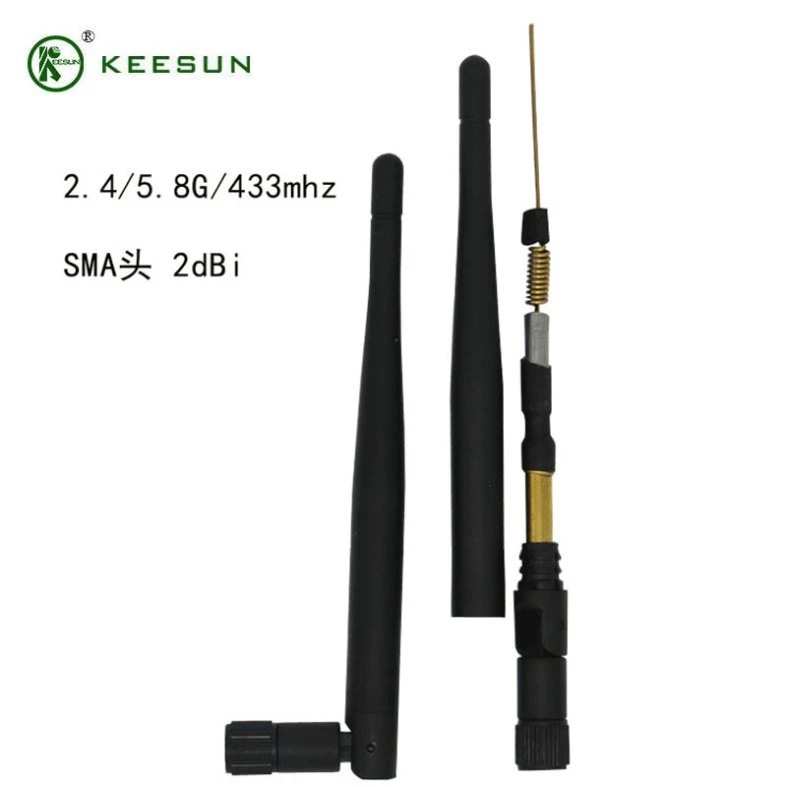 Wireless WiFi Antenna 2.4G/5g Dual Band Communication Antenna Rubber Antenna
