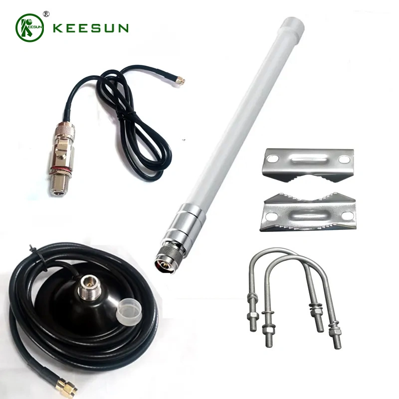 Gainer Miner Rak 5.8dBi 8dBi 10dBi 868MHz 915MHz Outdoor Fiberglass Antenna with Metal Bracketsl