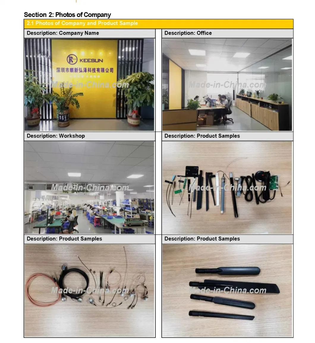 Customized 433MHz 868MHz 2.4G 3G 4G 5.8g GSM Router Antenna 4G WiFi Antenna with SMA Connector 5dBi