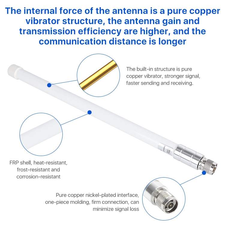 7dBi WiFi 868MHz Helium Miner FRP Antenna for Communications