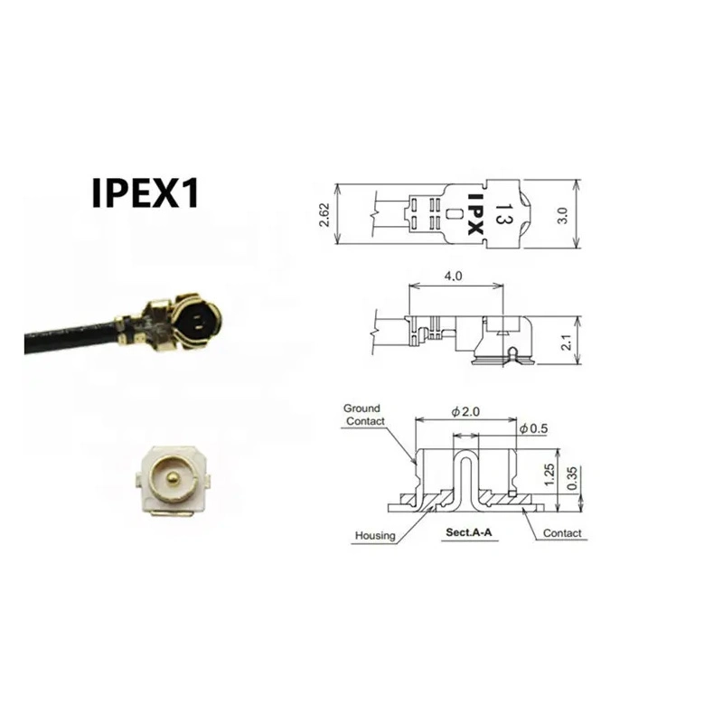 120mm High Hain 6dBi Internal FPCB WiFi Antenna 2.4G 5GHz 5.8GHz Dual Band WiFi Antenna