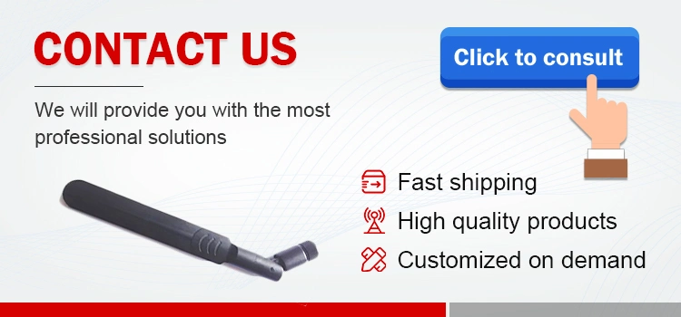 Car Dual Band 2.4G 5.8g WiFi/WLAN Rubber Antenna SMA Male Connector