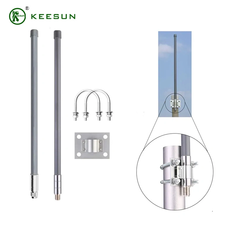 Gainer Miner Rak 5.8dBi 8dBi 10dBi 868MHz 915MHz Outdoor Fiberglass Antenna with Metal Bracketsl