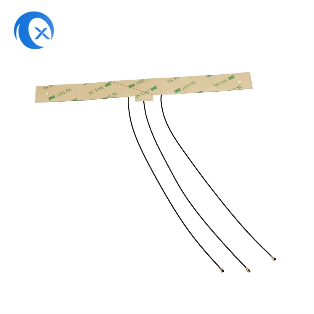 4G LTE Main & Diversity & GPS Triple Port FPC Embedded Antenna with U. FL Connector