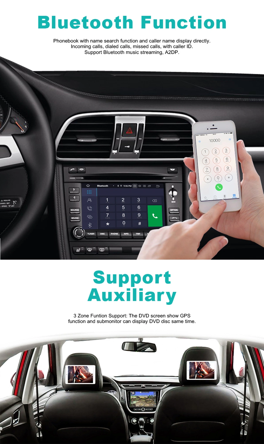 Witson Android 10 Car DVD GPS for Citroen C4 External Microphone Included