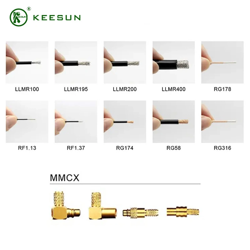 10m 20m 50m CATV CCTV Rg58 Rg59 Rg178 Coaxial Cable with Connector
